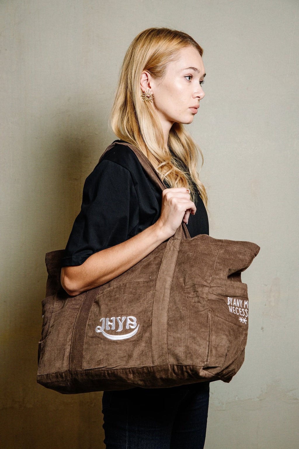 JHYB Tote Bag - Brown