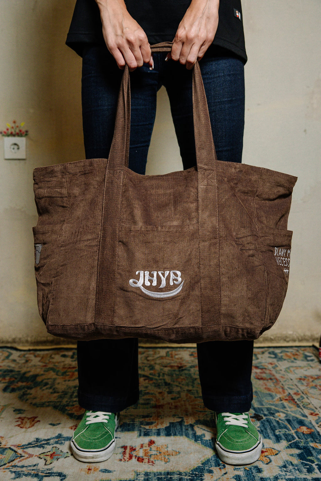 JHYB Tote Bag - Brown