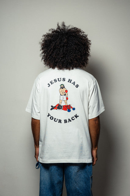 JHYB Boxing Tee - White