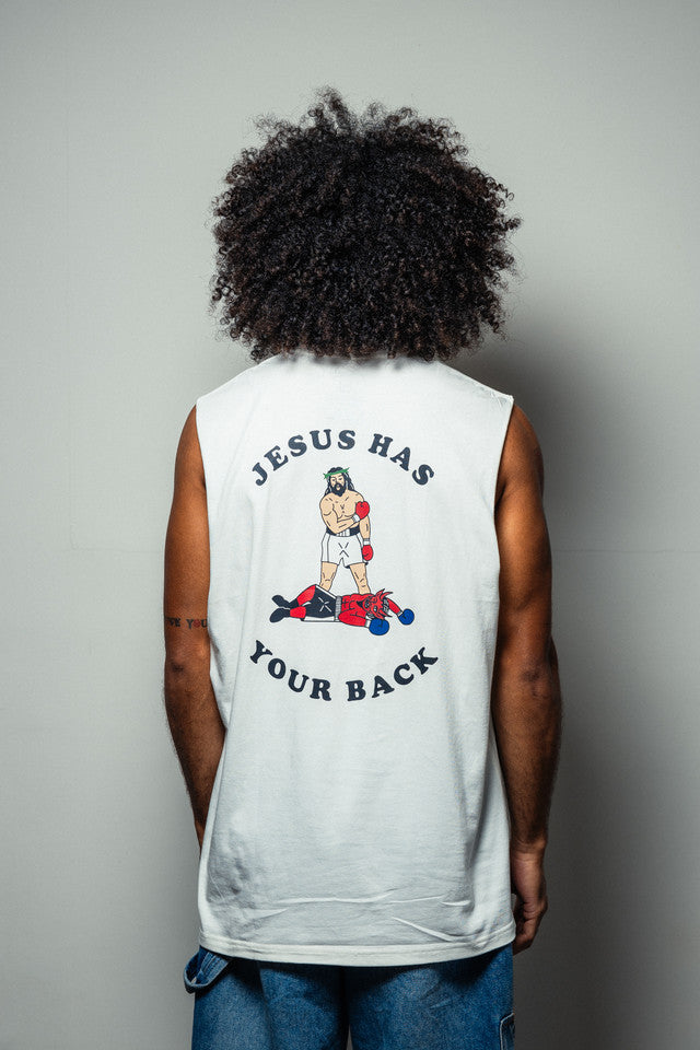 JHYB Muscle Tee Boxing - White