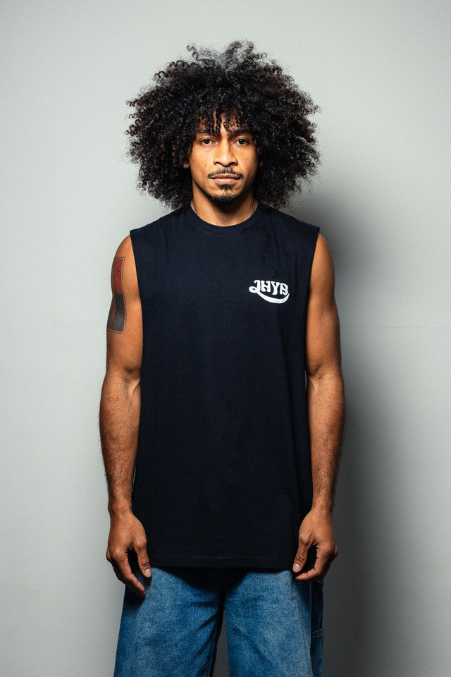 JHYB Muscle Tee Boxing- Black