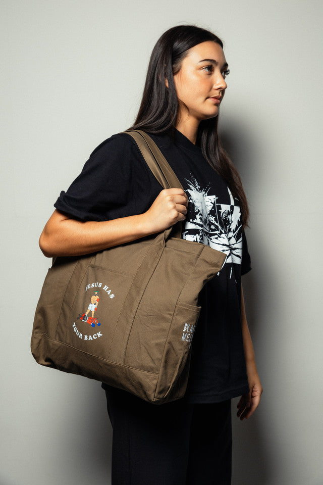 JHYB Tote Bag - Brown