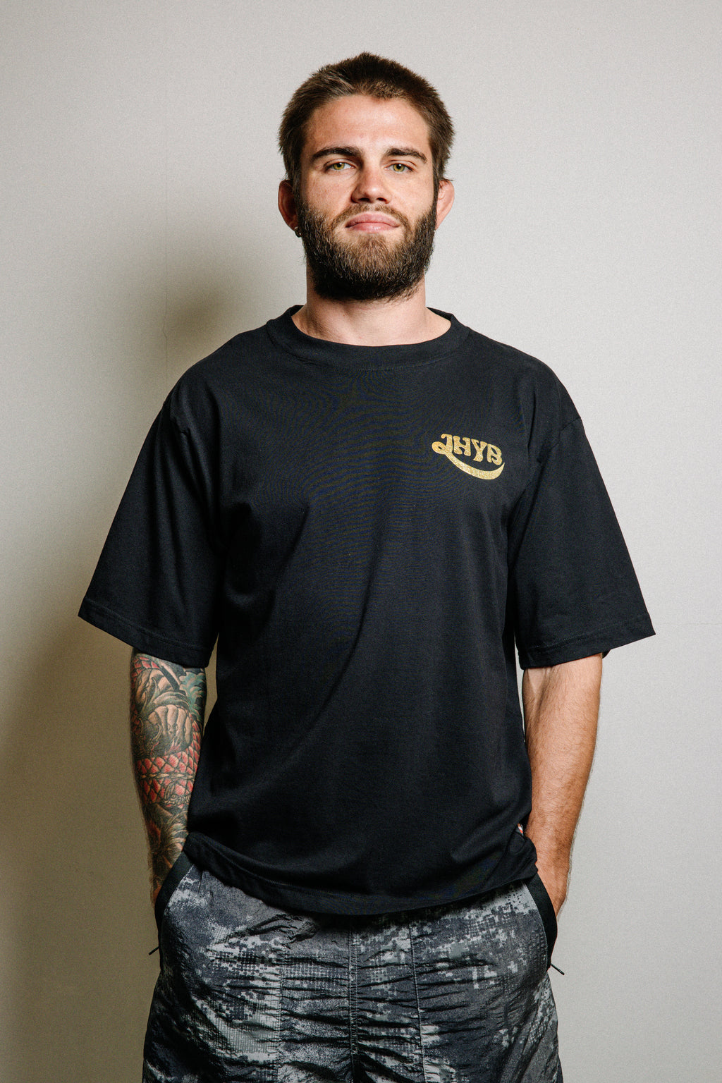 JHYB Sparring Crew Tee - Gold