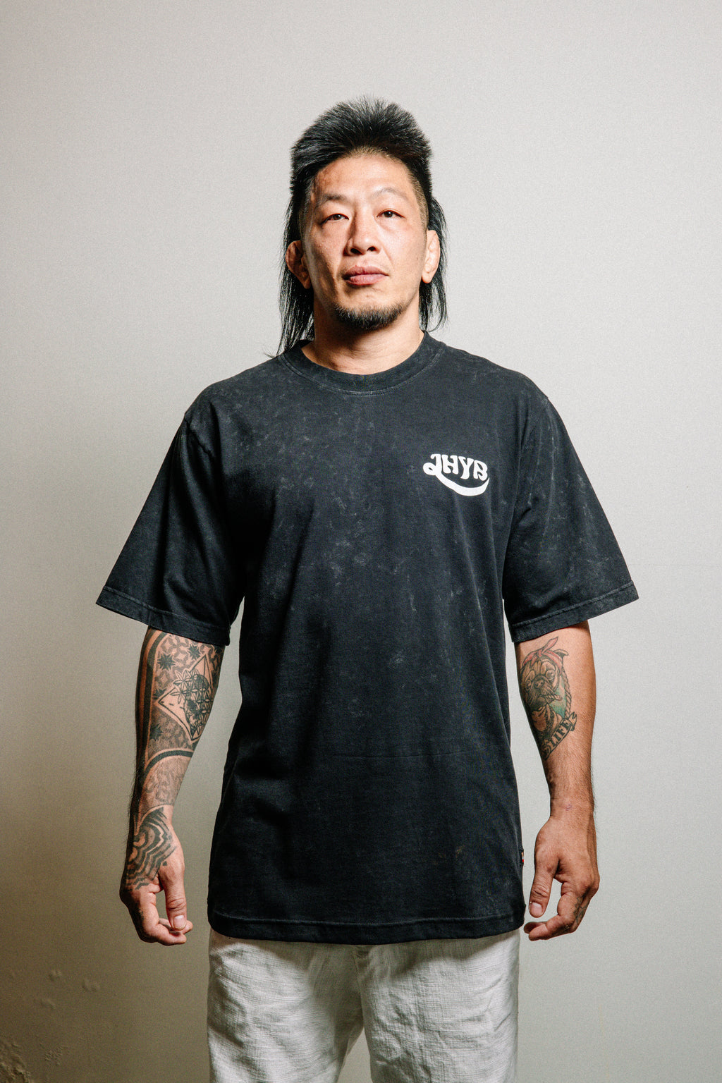 JHYB Tupac Tee - Washed Black