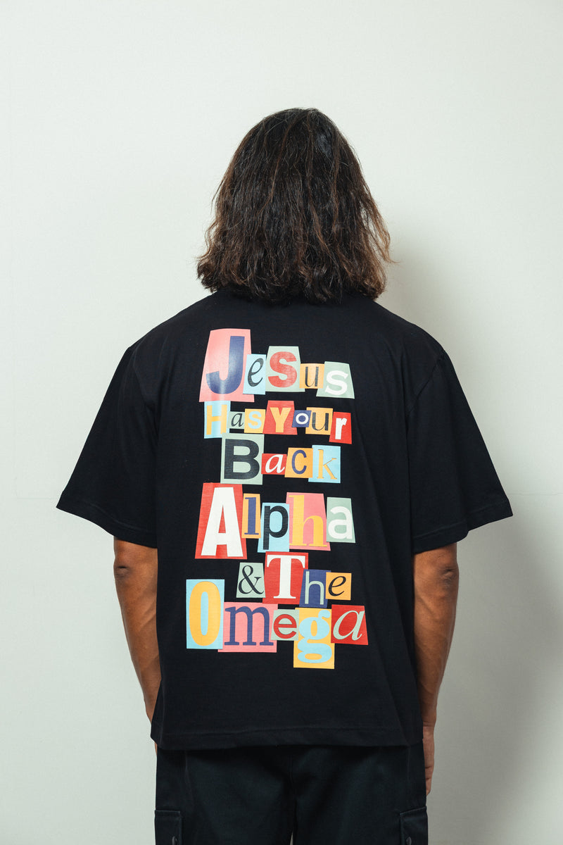 JHYB Alpha & Omega Tee - Black