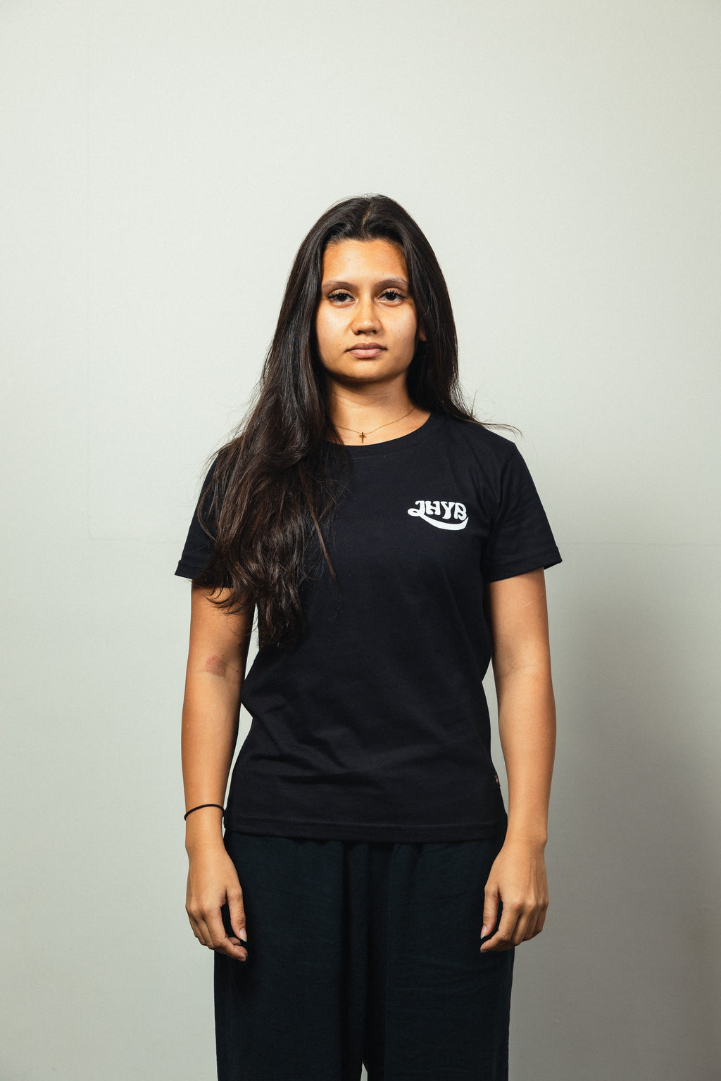 JHYB Black Essentials Tee - Woman Cut