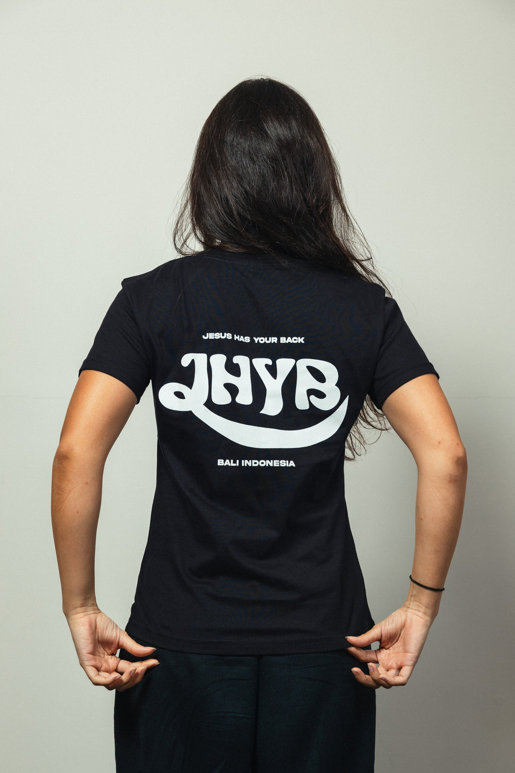 JHYB Black Essentials Tee - Woman Cut