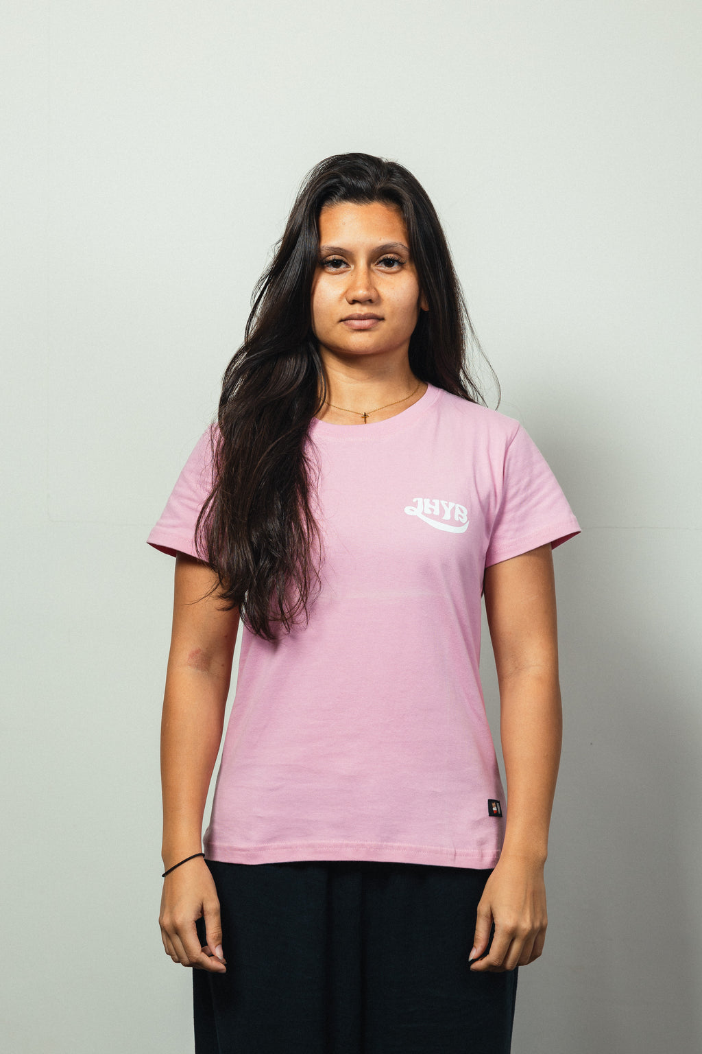 JHYB Pink Essentials Tee - Woman Cut
