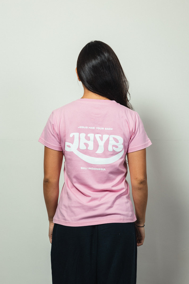 JHYB Pink Essentials Tee - Woman Cut