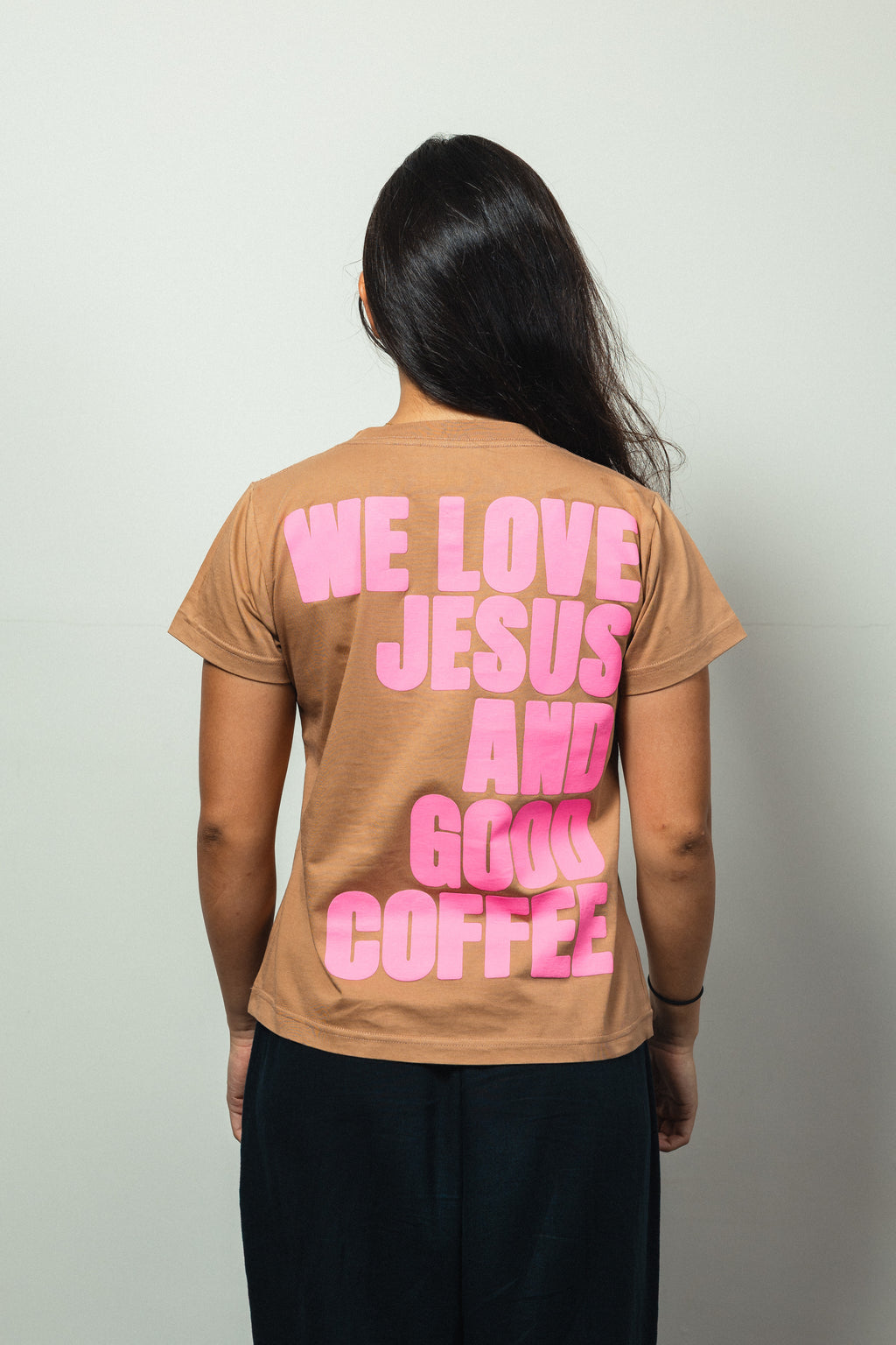 JHYB Good Coffee Tee - Woman Cut