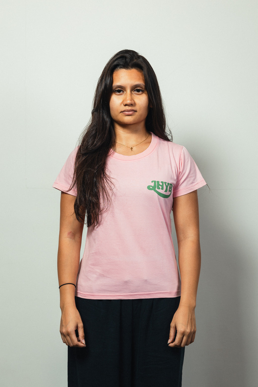 JHYB Pink Matcha Tee - Woman Cut