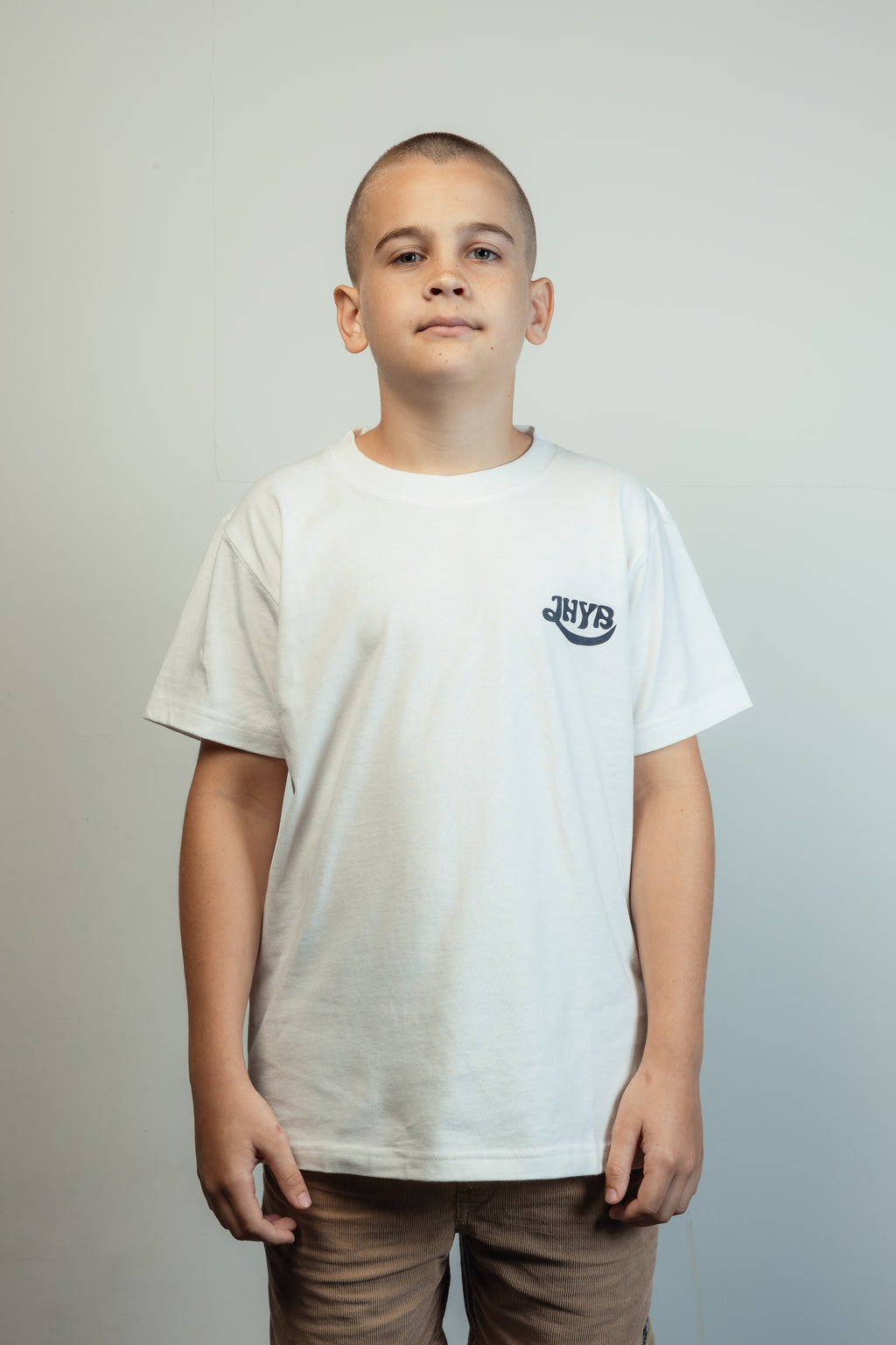 JHYB Kids Boxing Tee - White